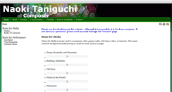 Desktop Screenshot of naokitaniguchi.com